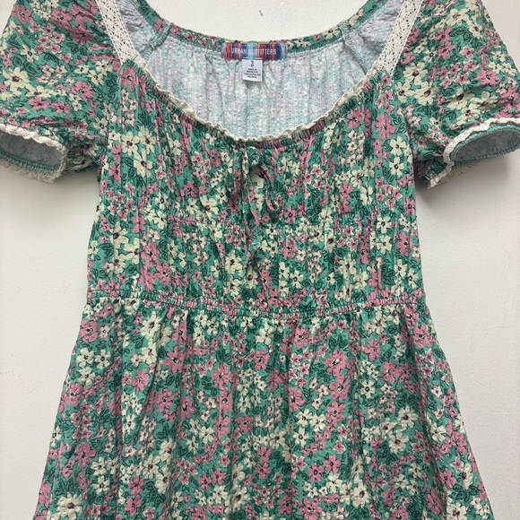 Urban Outfitters Alice Green Floral Mini Dress - Picture 8 of 13